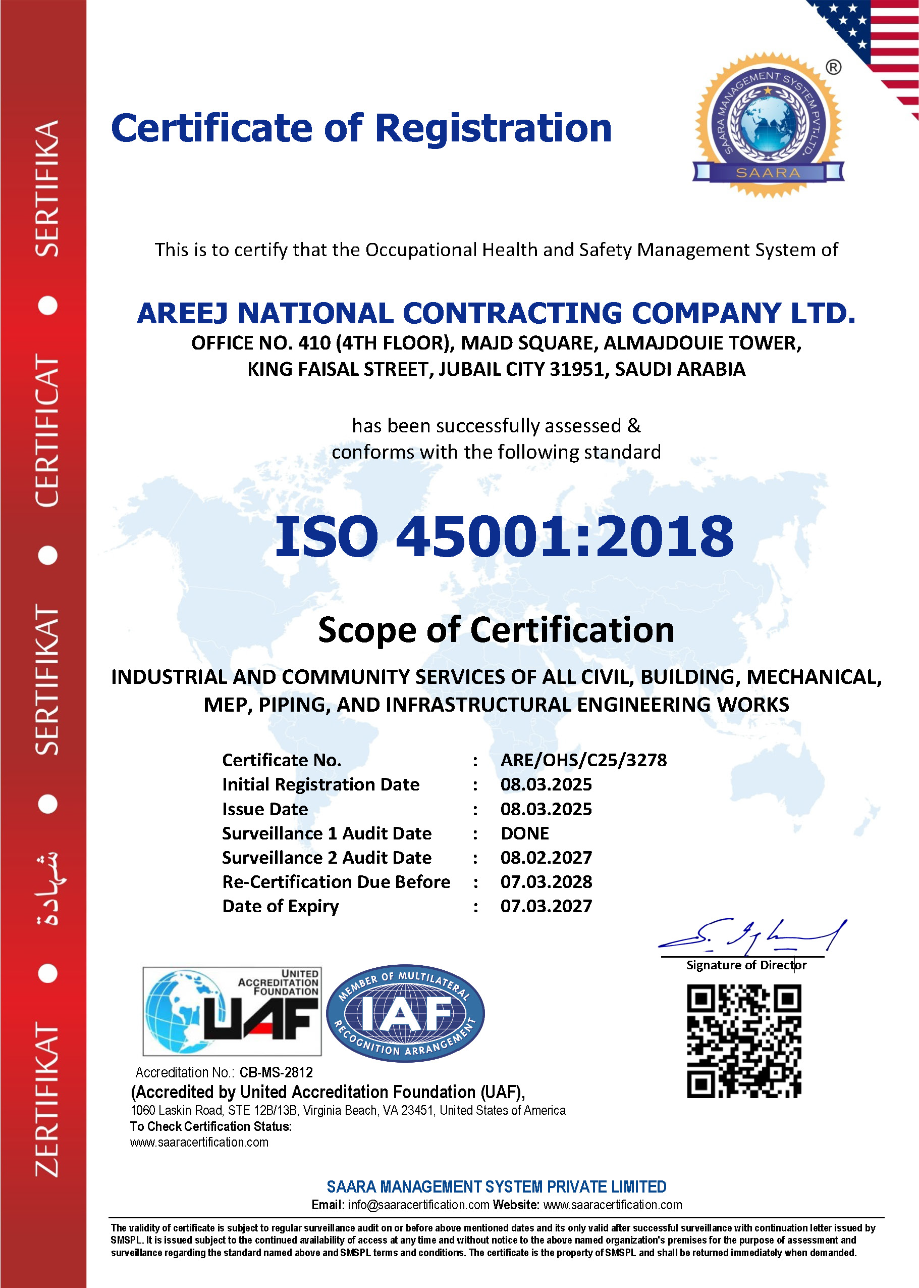 ISO - HSE