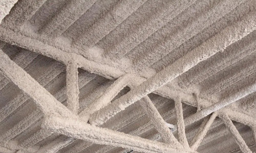Fireproofing of steel structure